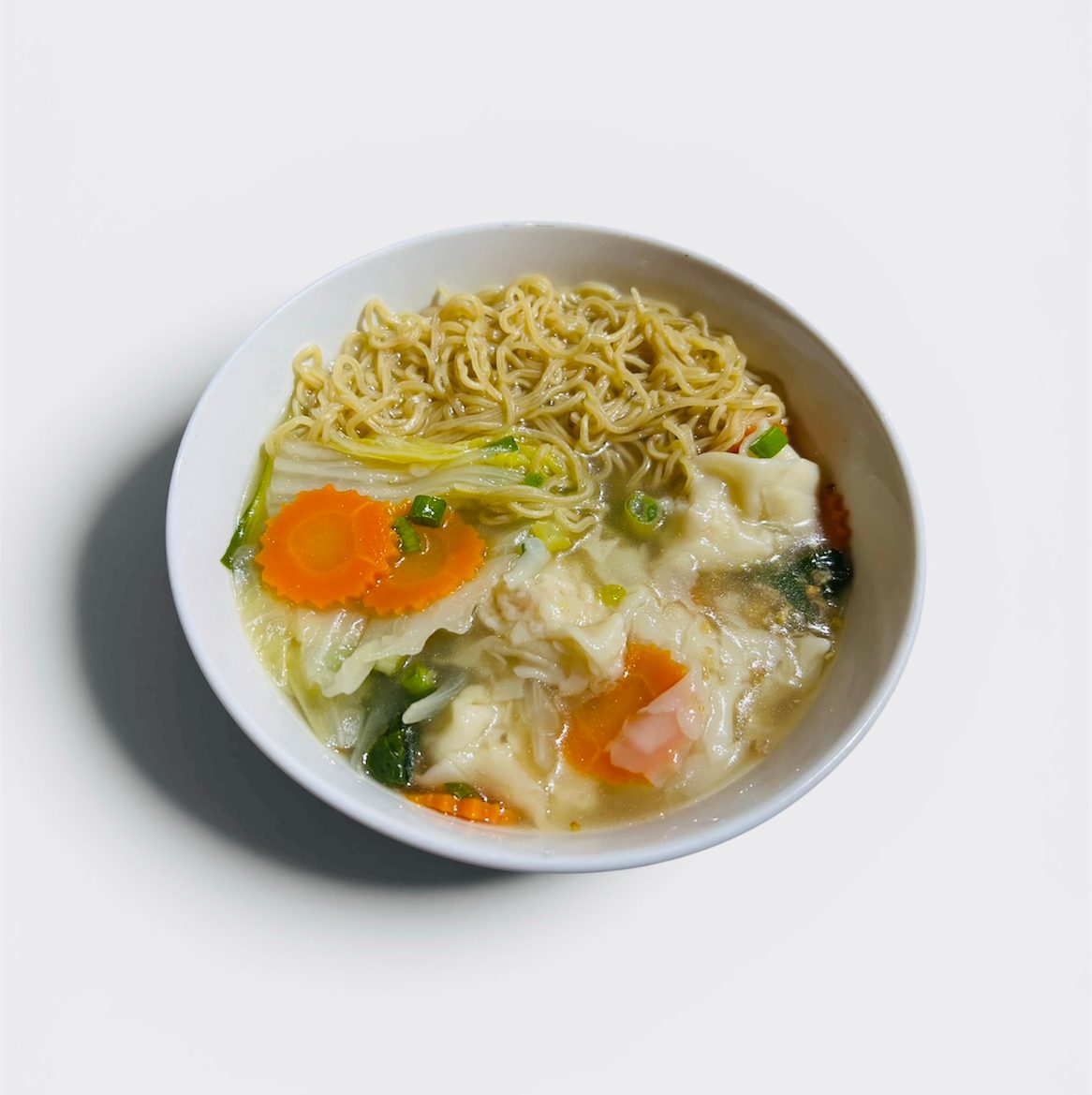 Shrimp Wonton Noodle Soup.