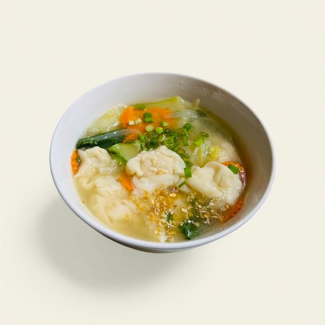 Shrimp Wonton Soup.